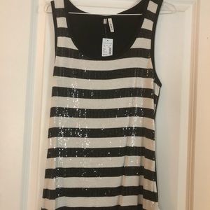 Studio Y sparkly sequin tank NWT